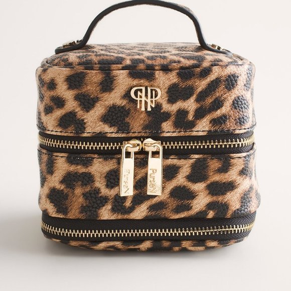 Chico's Other - Chico's PurseN Leopard-Print Jewelry Case